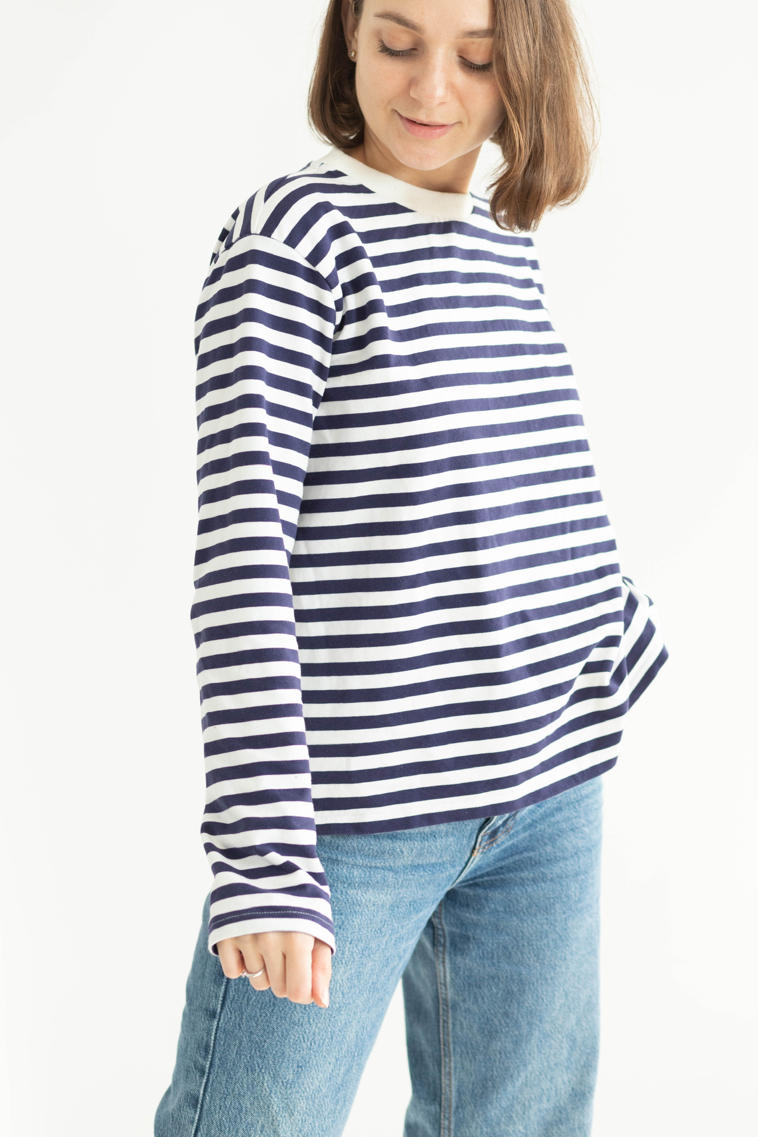 Тільник у синю смужку