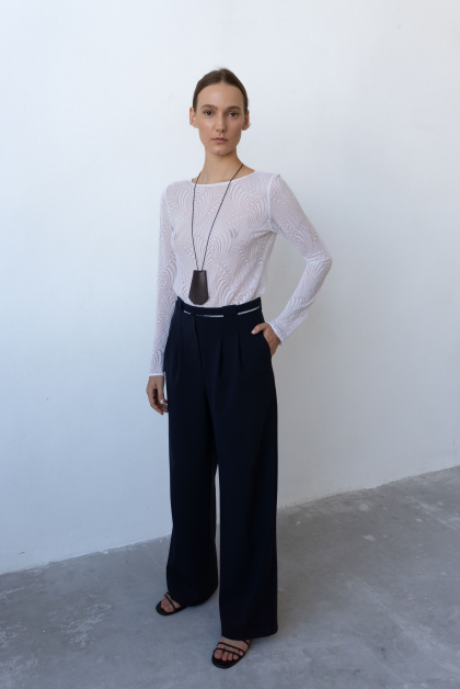 Лонгслів з мережива